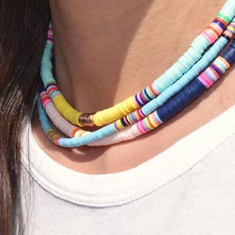 6 Grids / Box Soft Pottery Beading Set DIY Bracelet Necklace Making — view 12