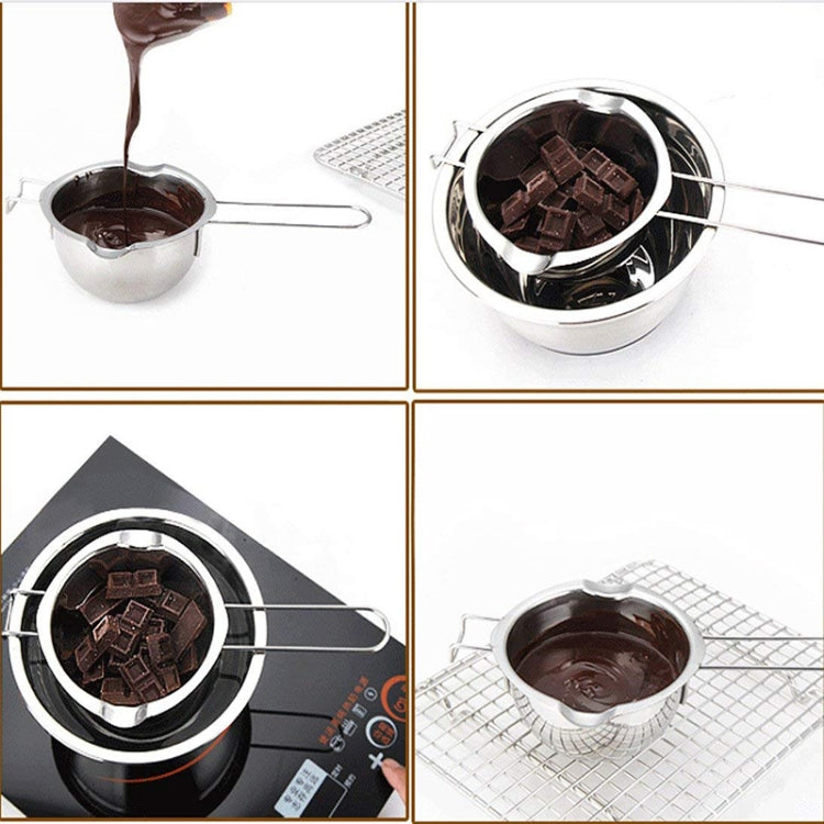 Stainless Steel Chocolate Water-proof DIY Baking Heating Melting Pot, Style:304