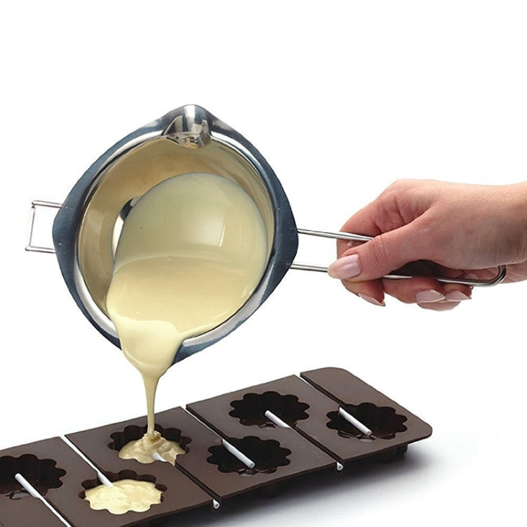 Stainless Steel Chocolate Water-proof DIY Baking Heating Melting Pot, Style:304