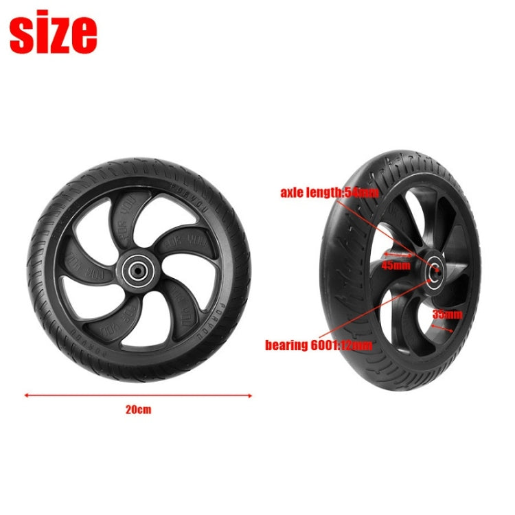 8 inch Scooter Plastic Front Wheel Accessories For KUGOO S1/S2/S3