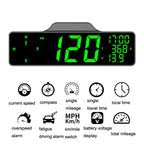 Car HUD Car Head-up Display Compass Multifunction GPS Speedometer