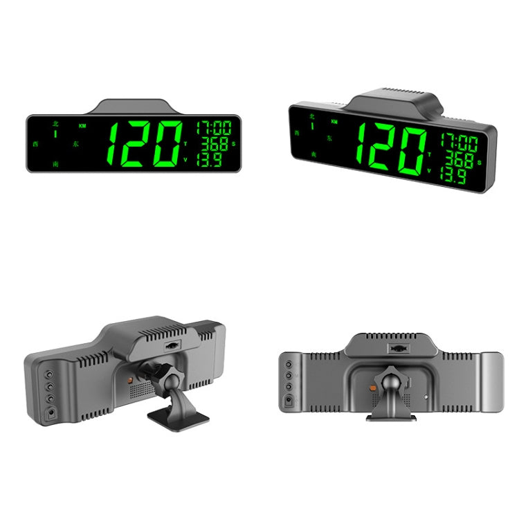 Car HUD Car Head-up Display Compass Multifunction GPS Speedometer