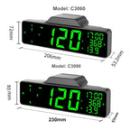 Car HUD Car Head-up Display Compass Multifunction GPS Speedometer