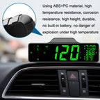 Car HUD Car Head-up Display Compass Multifunction GPS Speedometer