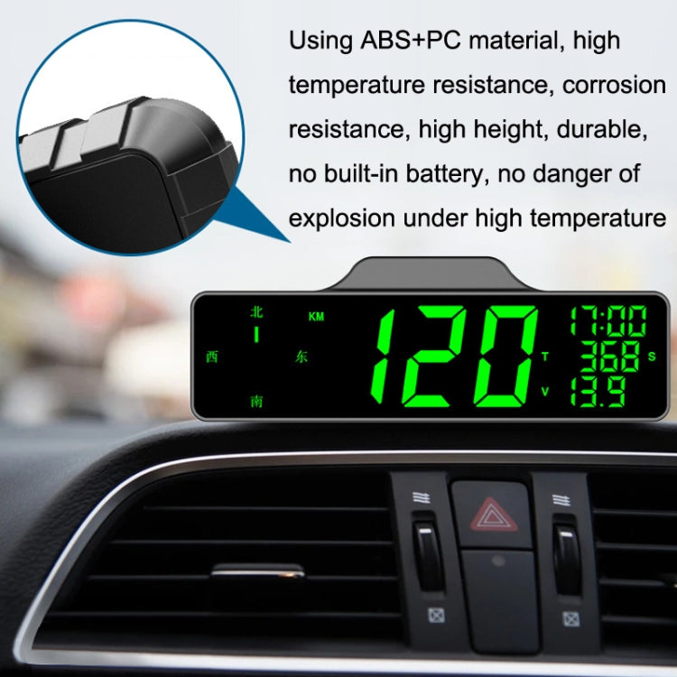 Car HUD Car Head-up Display Compass Multifunction GPS Speedometer