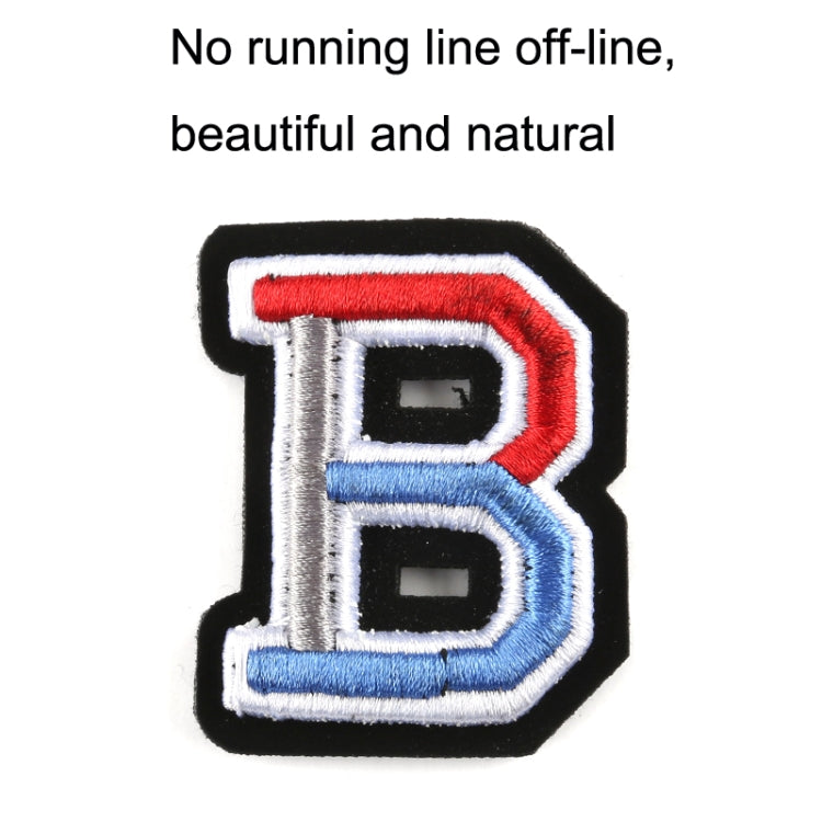 English Letter Three-dimensional Embroidered Cap Badge Cloth Sticker