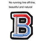 English Letter Three-dimensional Embroidered Cap Badge Cloth Sticker