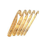 Transparent Bold Crystal Crochet Knitting Tool Set