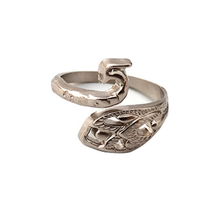 Ethnic Style Hook Line Ring Retro Jewelry Sewing Tools — Peacock Golden