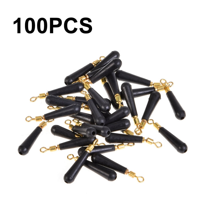 100 PCS / Bag LEO 27933 Rotating Movable Floating Seat Floating Socket Fishing Gear — Small