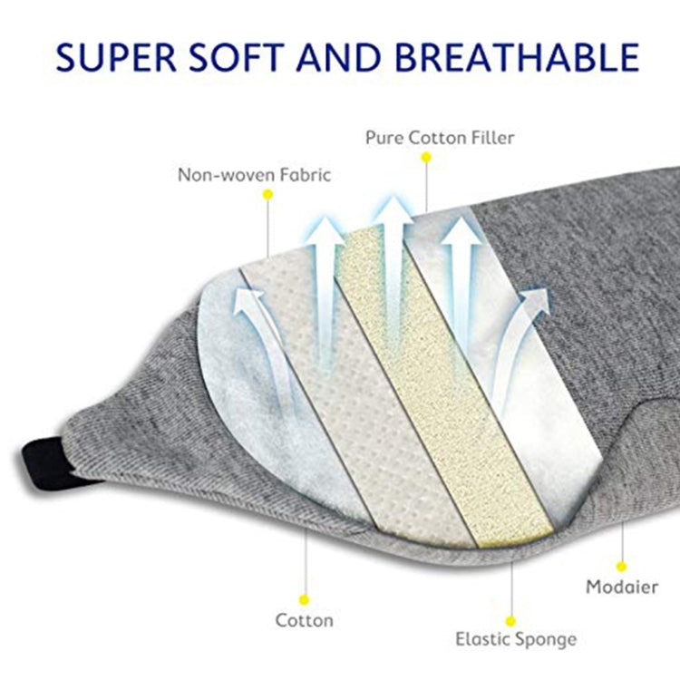 Wire Nose Adjustable Breathable Sleeping Eye Mask — view 4