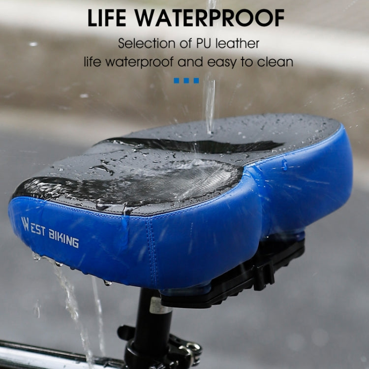 WEST BIKING Bicycle Widened And Comfortable Shock Absorbing Saddle