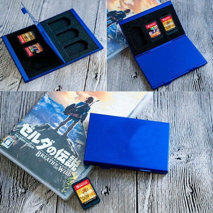 Game Card Storage Aluminum Alloy Organizer Pack For Nintendo Switch