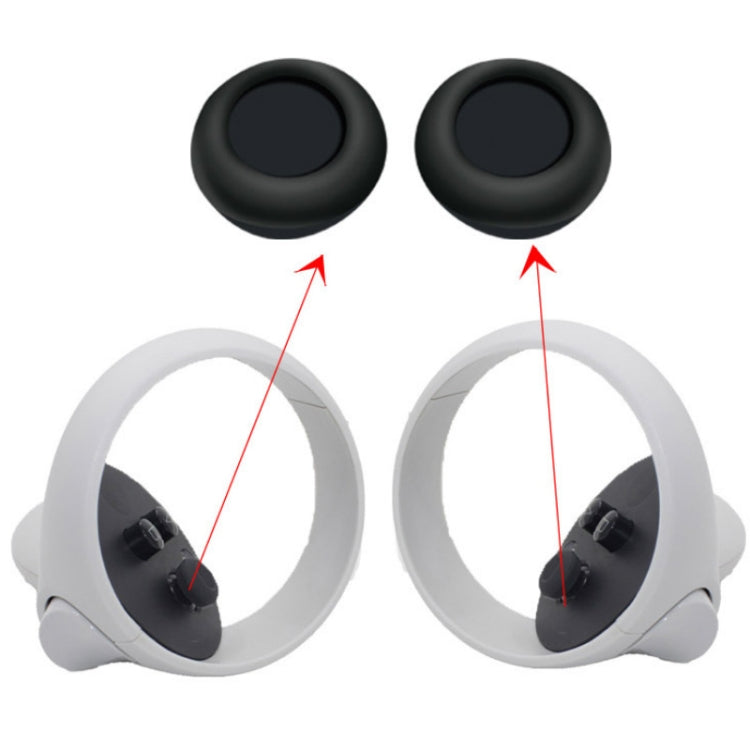 6 PCS/Set For Meta Quest 2 Silicone All-Inclusive Console Controller Cover