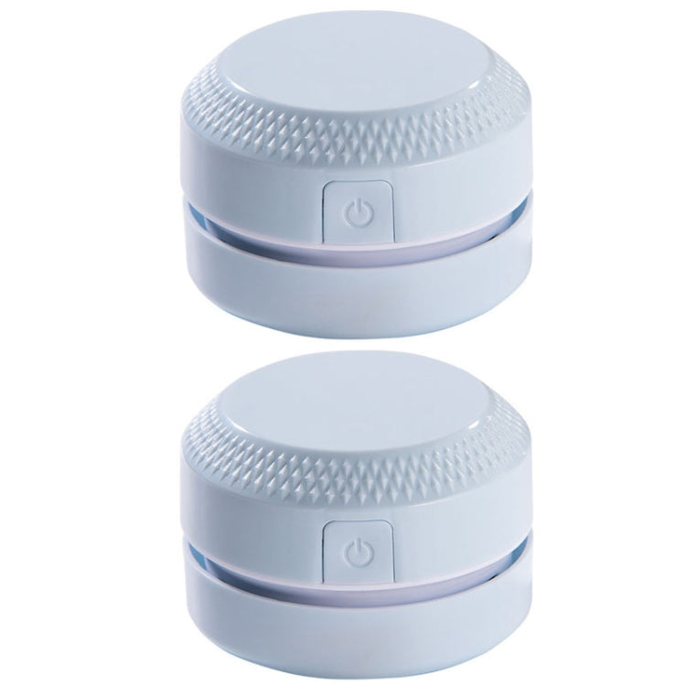 2PCS Desktop Mini Vacuum Cleaner Rubber Confetti Keyboard Cleaner — Pink