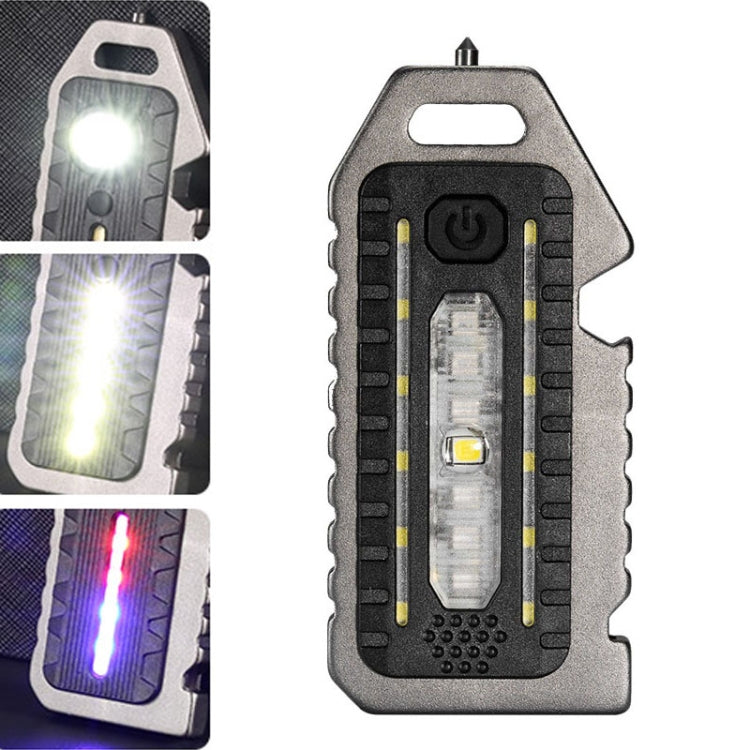 E-SMARTER W5135 Mini Keychain Strong Light Portable Flashlight — W5135 Black)