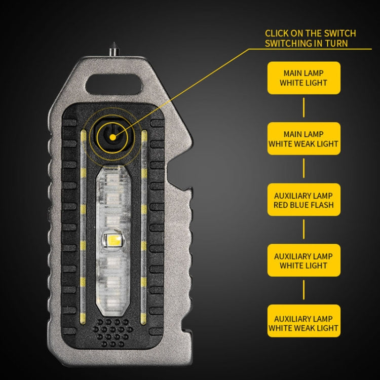 E-SMARTER W5135 Mini Keychain Strong Light Portable Flashlight