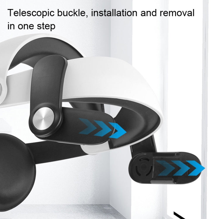 MQ2 Elite Edition Interchangeable Adjustable Head Strap for Meta Quest 2