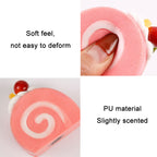 Simulation Egg Roll Cake Refrigerator Sticker Photography Props Decoration — view 12
