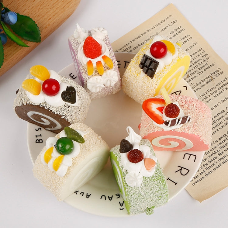 Simulation Egg Roll Cake Refrigerator Sticker Photography Props Decoration — view 15