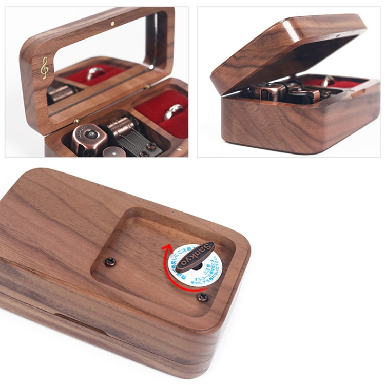 Wooden Music Box with Ring Storage Function, Spec: — view 7