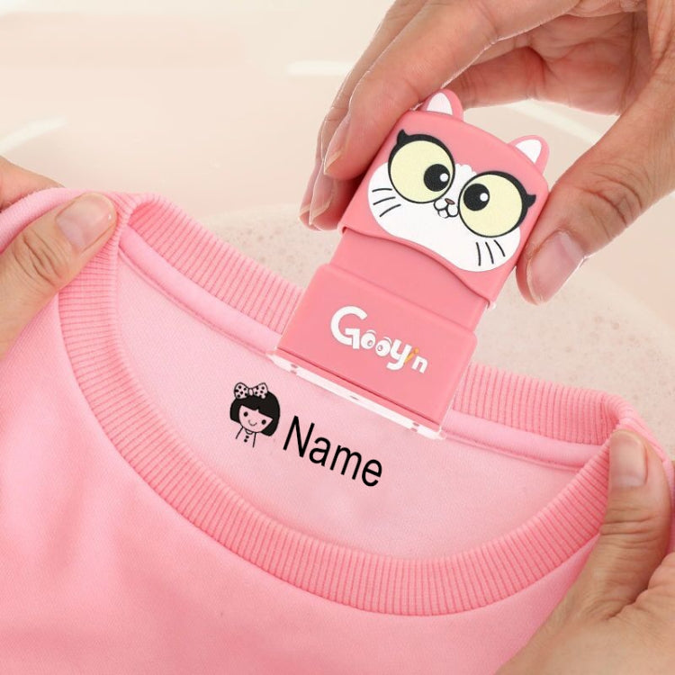 Clothing Seal For Children Kindergarten Student Name Photosensitive Seal — Pink