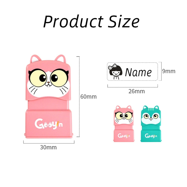 Clothing Seal For Children Kindergarten Student Name Photosensitive Seal
