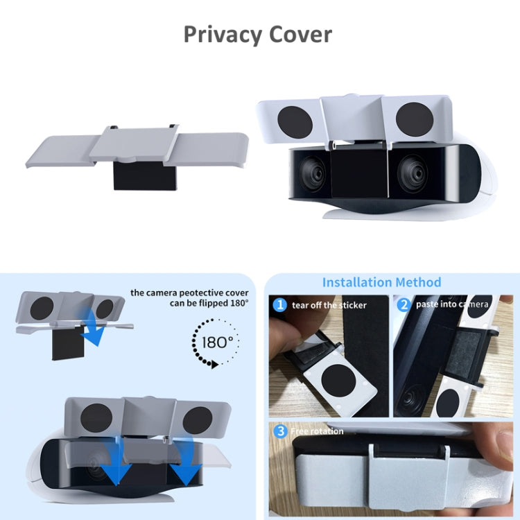 JYS JYS-P5151 For PS5 12 In 1 Handle Charger + Rocker Cap + Privacy Cover + Silicone Cover + Bracket Set