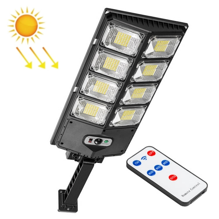 E-SMARTER LED Strong Light Dual Row Road Light Solar Garden Sensor Light, Style: — W789A-4