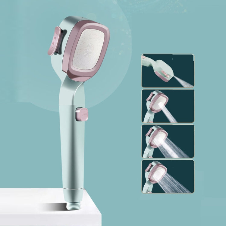 Pressurized Shower Head Four-speed Handheld Shower Set, Style: