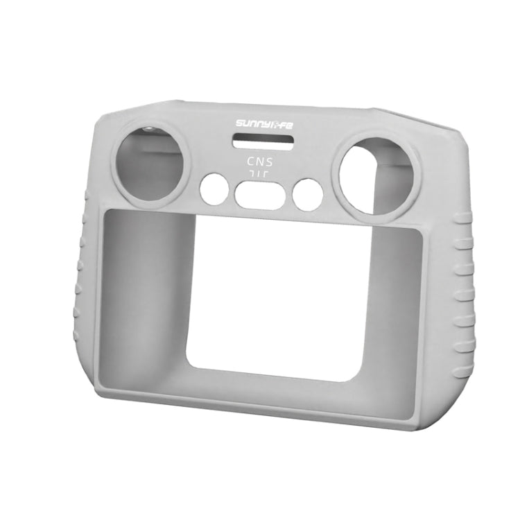 Sunnylife For DJI RC Remote Control Silicone Protective Case, Style: With Hood (Gray), For DJI RC With Hood (Black), For DJI RC With Hood (Gray)