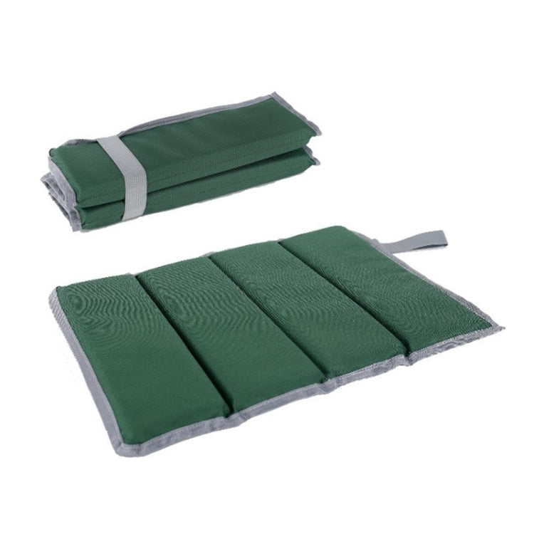 2 PCS Outdoor Waterproof and Moisture-proof Foldable Picnic Cushion — 2PCS 28x35x1.5cm Black