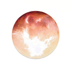 5 PCS Round Rubber Planet Mouse Pad