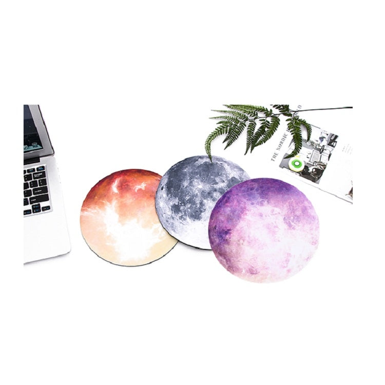 5 PCS Round Rubber Planet Mouse Pad