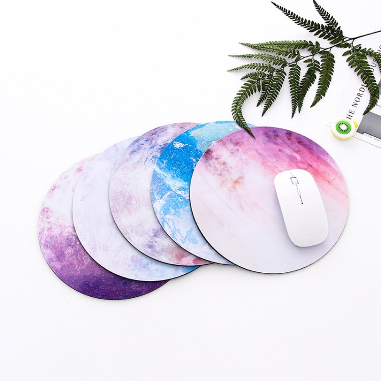 5 PCS Round Rubber Planet Mouse Pad