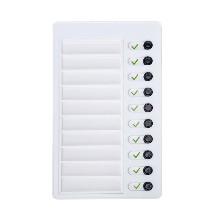 Wall Hanging Checklist Memo Boards Adjustable Checklist Board, Style: Blank Paper Card — My Chores