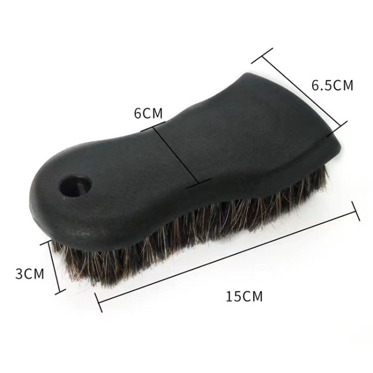 JY-26589412 Car Interior Dusting Oiling Polishing Cleaning Horsehair Brush