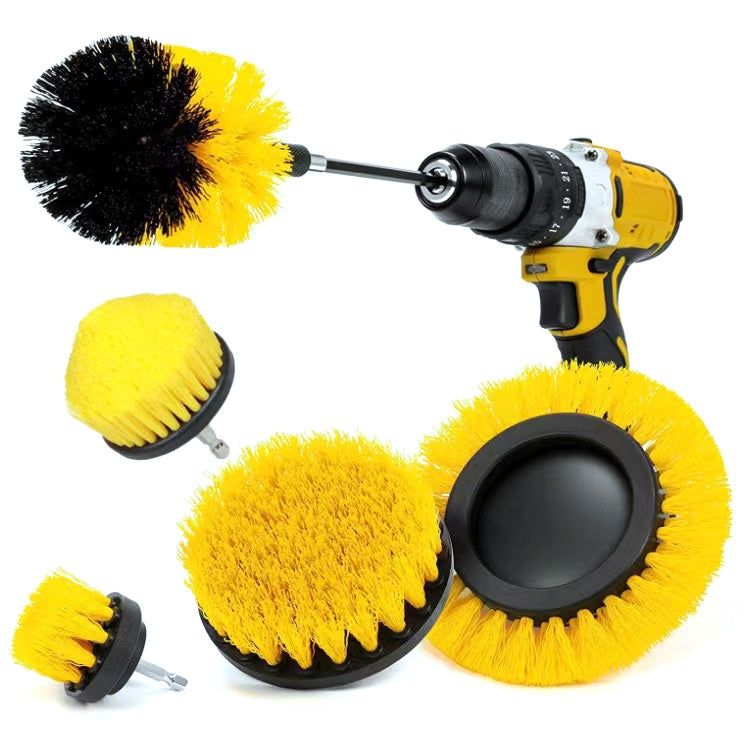6 PCS / Set Kitchen Bathroom Car Tire Floor Crevice Clean Diamond Brush