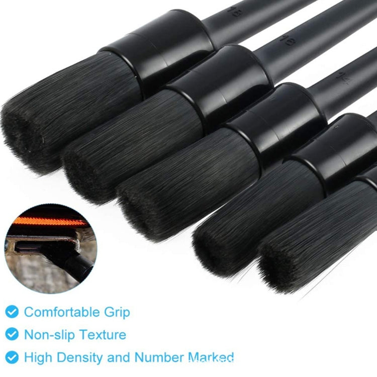9 PCS / Set Car Interior Outlet Air Conditioning Brush Details Cleaning Brush