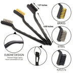 9 PCS / Set Car Interior Outlet Air Conditioning Brush Details Cleaning Brush