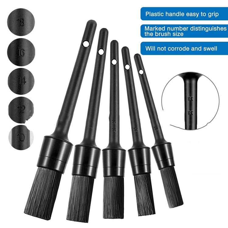 9 PCS / Set Car Interior Outlet Air Conditioning Brush Details Cleaning Brush