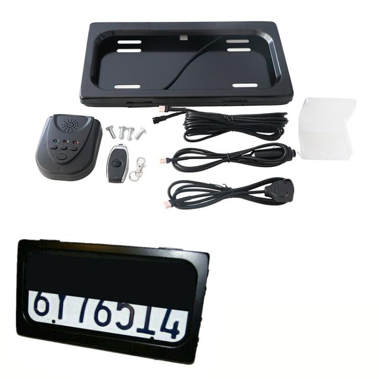 US Standard Rolling Shutter Car License Plate Frame License Plate Bracket