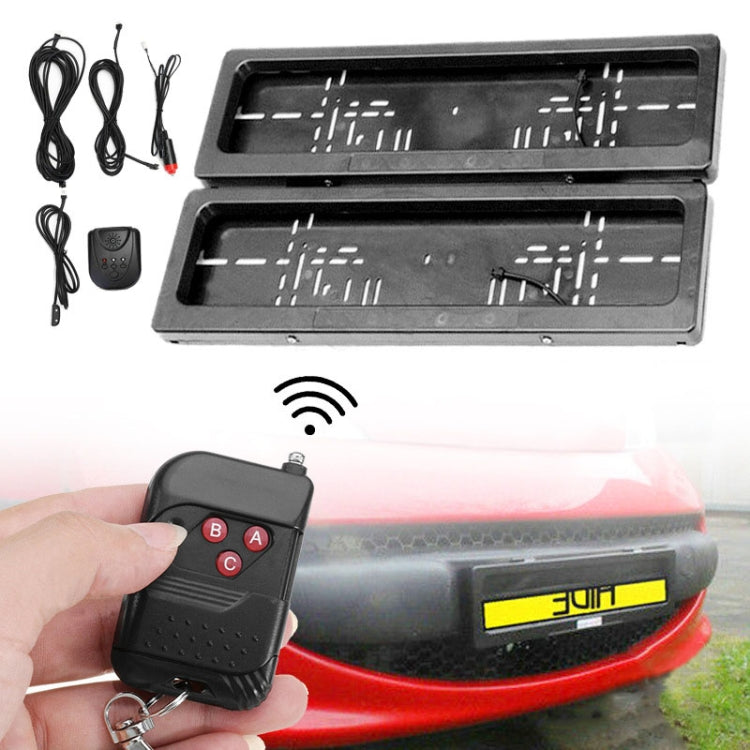Electric License Plate Roller Shutter Protective Cover, European Standard