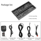 Electric License Plate Roller Shutter Protective Cover, European Standard