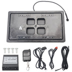 US Standard Car Flip Retractable License Plate Holder Hidden Shutter Cover License Plate Holder