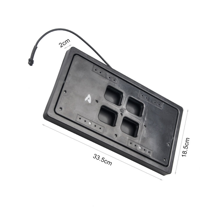 US Standard Car Flip Retractable License Plate Holder Hidden Shutter Cover License Plate Holder