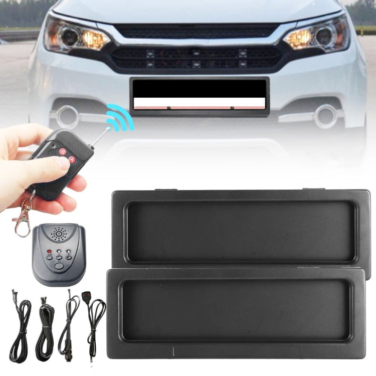 Front And Rear Dual-Brand Electric Vehicle License Plate Frame, Australian Regulations