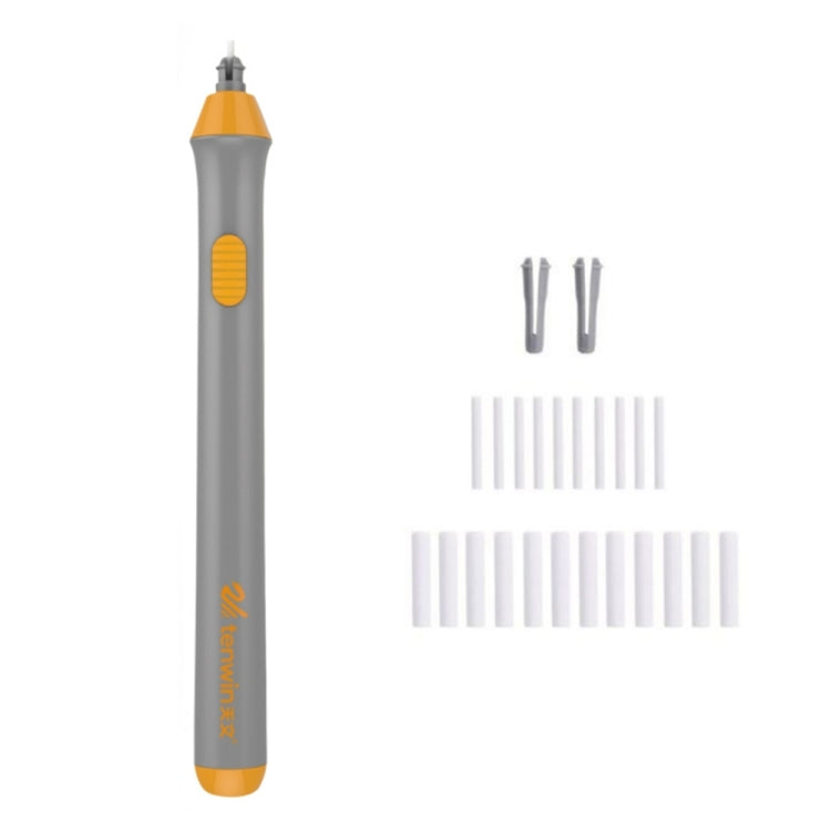 Tenwin 8302 Adjustable Electric Eraser With Rubber Refills For Sketch Drawing Erasing