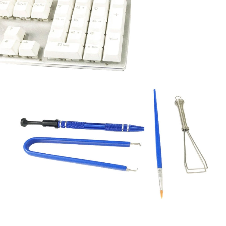 Mechanical Keyboard Keycap Extractor Switch Test Shaft Wire Cleaning Kit, 4 In 1