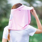 PGM WB001 Summer Sunscreen Golf Ice Silk Bib Sunscreen Headscarfs — Blue